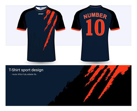 Soccer Jersey Design Template